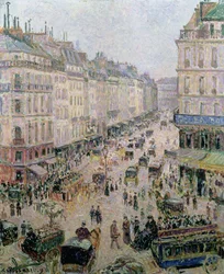 Rue Saint-Lazare, Parigi, tempo sereno, 1893